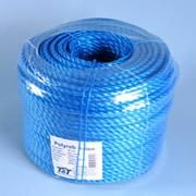 Polyreb blå 3-slået DIN-83332 16 mm x 110 m