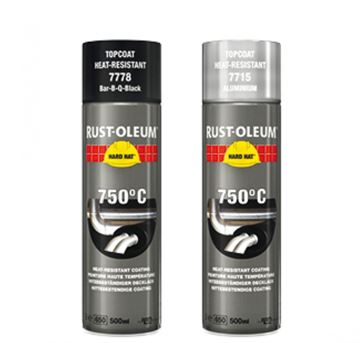 Rust-Oleum - Hard Hat - Spraymaling - varmeresistente - aluminium - 500 ml