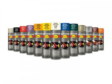 Rust-Oleum - Hard Hat - Spraymaling - RAL 1018 - Sikkerhedsfarve - Maskinfarve - 500 ml