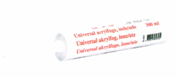 Basic hvid acrylfuge - inde/ude - elastisk - til fugepistol - 300 ml 