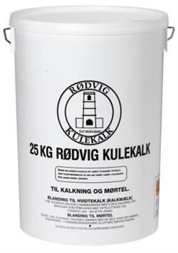 Læsket kalk - vådlæsket Rødvig kulekalk - langtidslagret - 25 kg