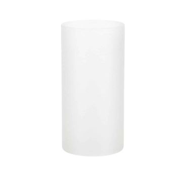 Glas cylinder til lysestage - frosted - ø7,0 x 14 cm - 6 stk.