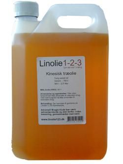 Kinesisk træolie - Tung wood oil - 2,5 l