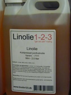 Koldpresset linolie - 2,5 l