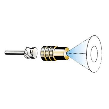 Rundstråledyse Mesto - dyse 2,5 mm - inkl. spiralindsats