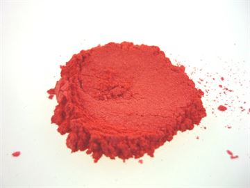 Metallic Epoxy gulve - DecoPigment - pigment - Koralrød - 100 g