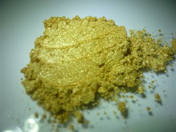 Metallic Epoxy gulve - DecoPigment - pigment - Lys guld - 2,5 kg