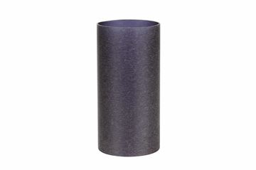 Plast cylinder til lysestage - sort - ø7,0 x 14 cm - 6 stk.