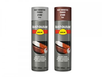 Rust-Oleum - Hard Hat - Spraymaling - rødbrun grunder - 500 ml