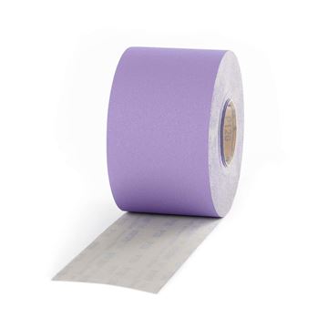 Keramisk slibepapir med Velcro - rulle - 740 Ceramic Line Velour Rolls - Smirdex - 115 mm x 25 meter - P80