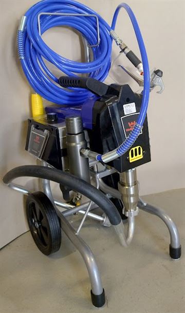 Professionel airless malersprøjte - WellMaster - SuperSpray - 5901HN - brushless - elektronisk trykstyring - med trolley